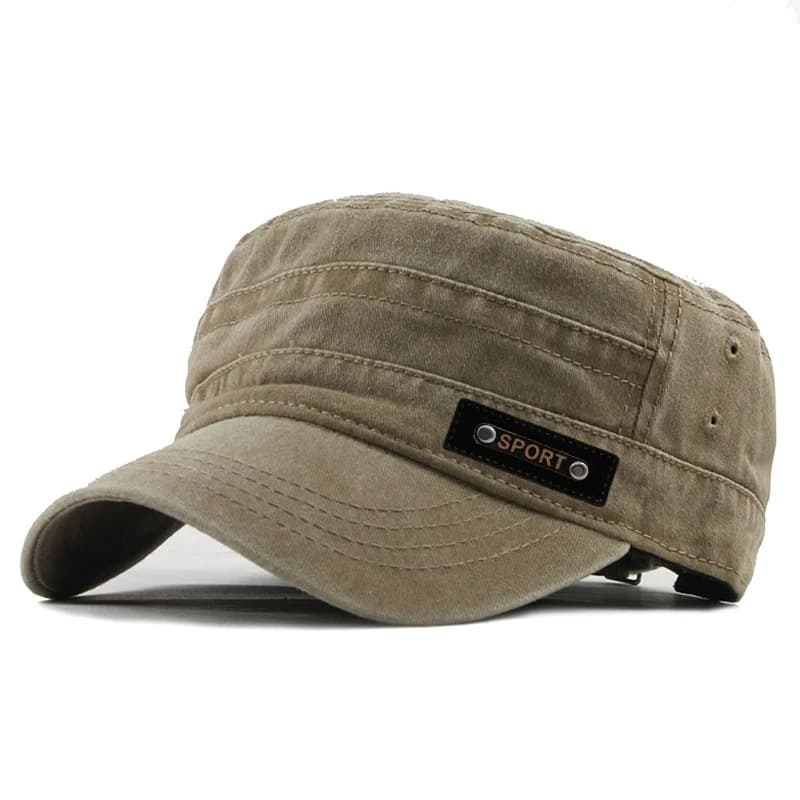 Casquette Style Militaire Sport (Modèle: Khaki)