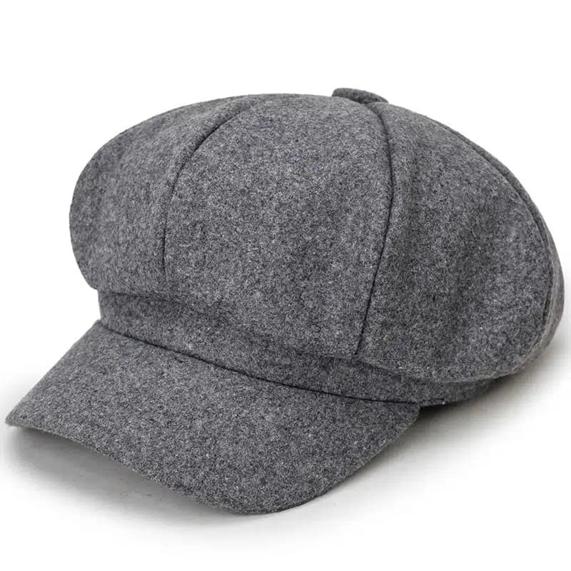 Casquette Beret Classique Pour Femme (Modèle: Gris)