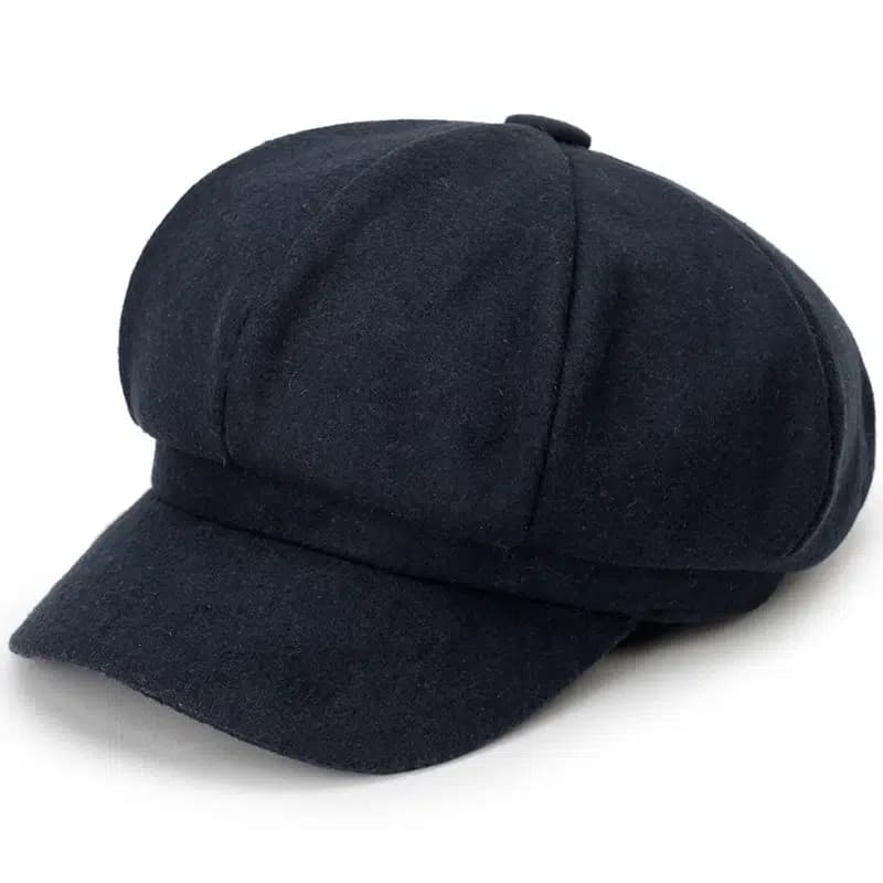 Casquette Beret Classique Pour Femme (Modèle: Navy)