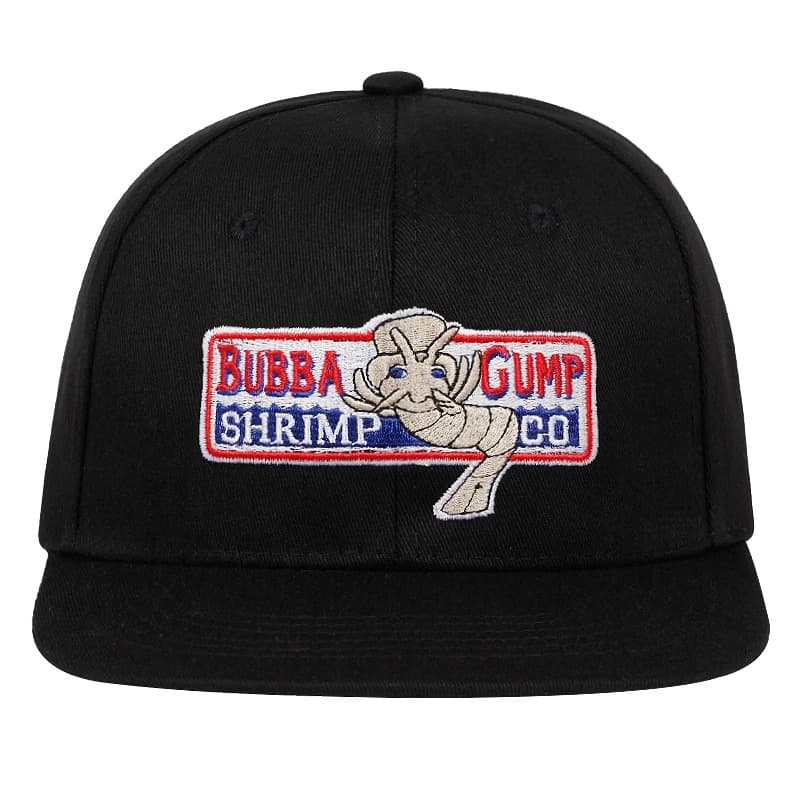 Casquette Bubba Gump Film Forrest Gump (Modèle: Noir)