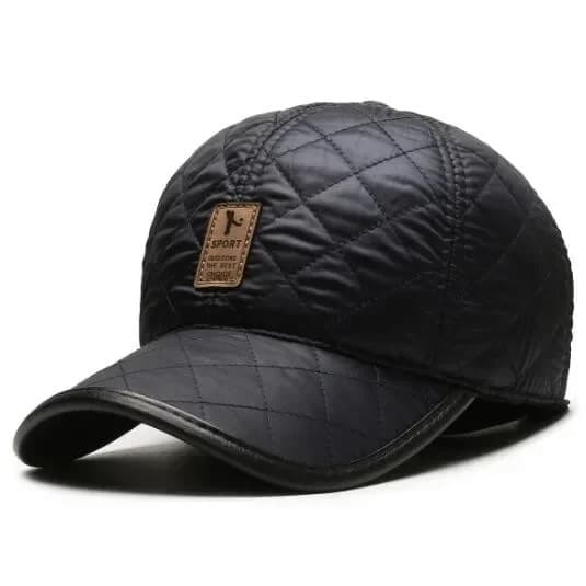 Casquette à Carreaux Cache Oreille (Modèle: Navy)