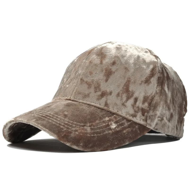 Casquette de Baseball en Velours (Modèle: Classique)