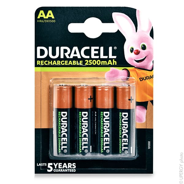 Duracell - Accus NiMH blister x4 AA DURACELL ULTRA 1.2V 2500mAh