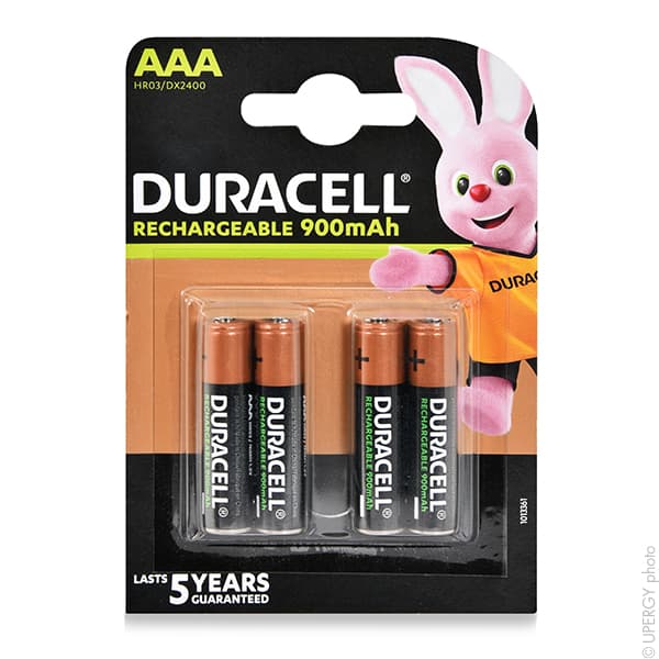 Duracell - Accus NiMH blister x4 AAA DURACELL ULTRA 1.2V 900mAh