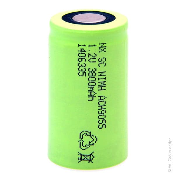 NX - Accus NiMH ls SC 1.2V 3800mAh FT