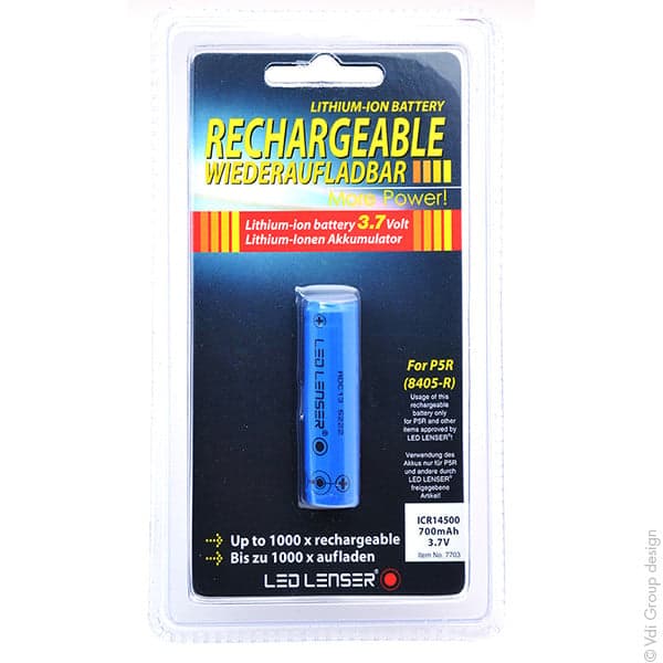 Ledlenser - Batterie LEDLENSER pour torches P5R CORE, IH5R, P5R WORK, P5R, P5R.2, i5R, ML4