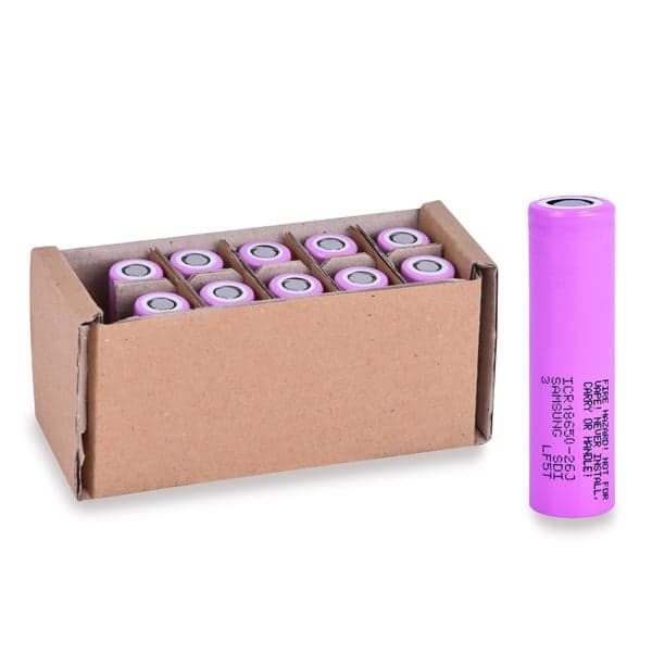 Samsung - Accus Lithium-Ion SAMSUNG ICR18650-26J 3.6V 2.6Ah FT