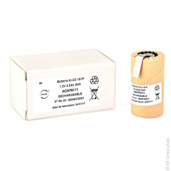 Panasonic - Accus NiCd ls NC-2500SCR 1.2V 2400mAh HBL