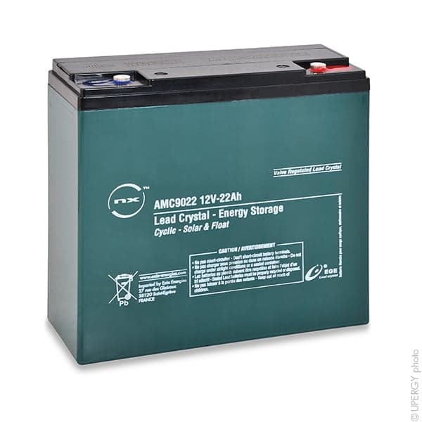 NX - Batterie lead crystal 6-CNFJ-22 12V 22Ah M5-F