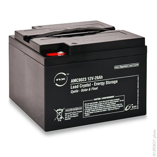 NX - Batterie lead crystal 6-CNFJ-26 12V 26Ah M5-F