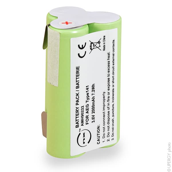 NX - Batterie aspirateur compatible AEG 3.6V 2000mAh