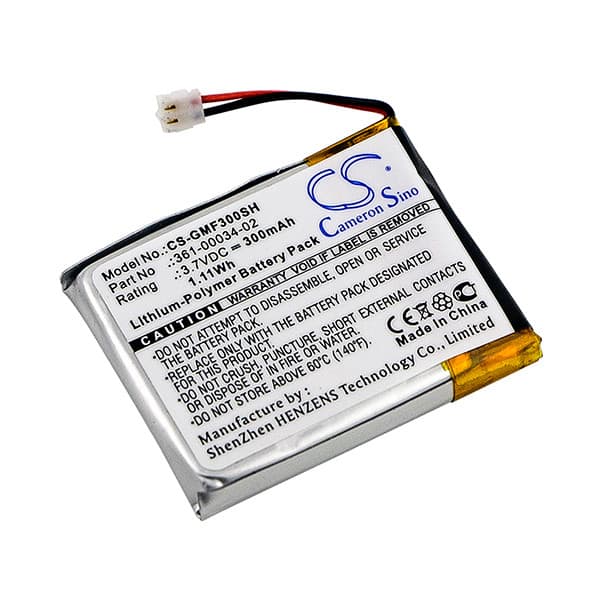 NX - Batterie montre connectée pour Garmin 3.7V 300mAh