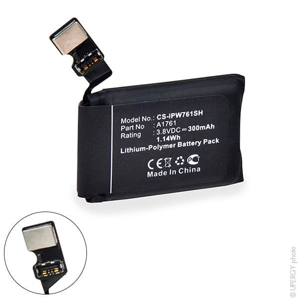 NX - Batterie montre connectée pour Apple 3.8V 300mAh