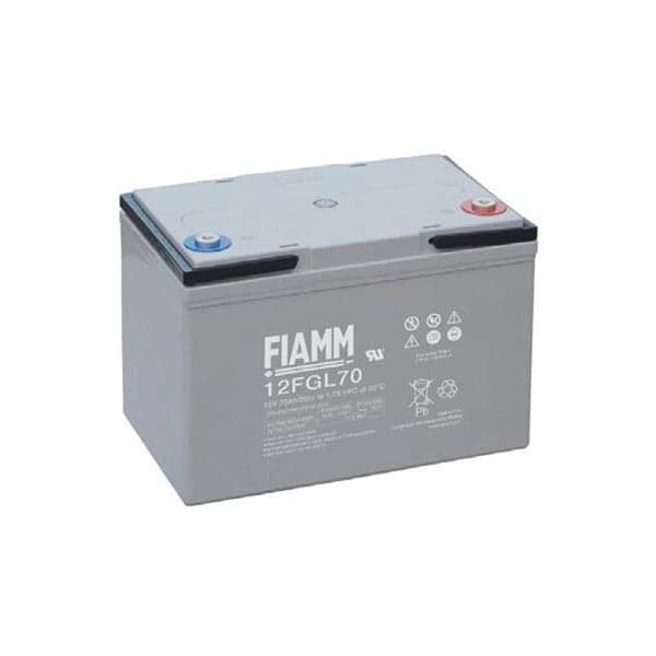 Fiamm - Batterie plomb AGM 12FGL70 12V 70Ah M6-F