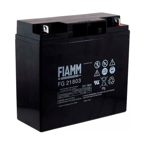 Fiamm - Batterie plomb AGM FG21803 12V 18Ah M6-M