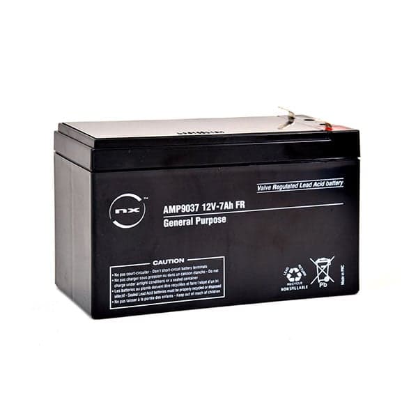 NX - Batterie plomb AGM NX 7-12 General Purpose FR 12V 7Ah F4.8