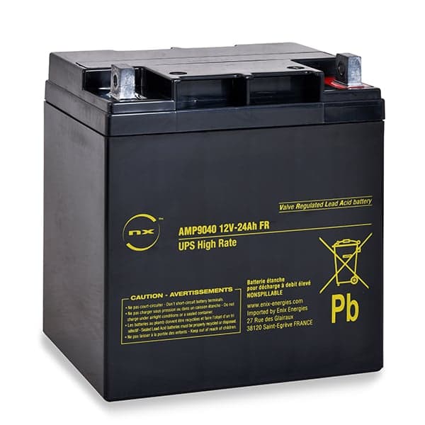 NX - Batterie onduleur (UPS) NX 24-12 UPS High Rate FR 12V 24Ah M6-M