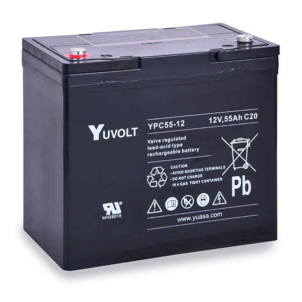 Yucel - Batterie plomb AGM YUCEL YPC55-12 12V 55Ah M6-F