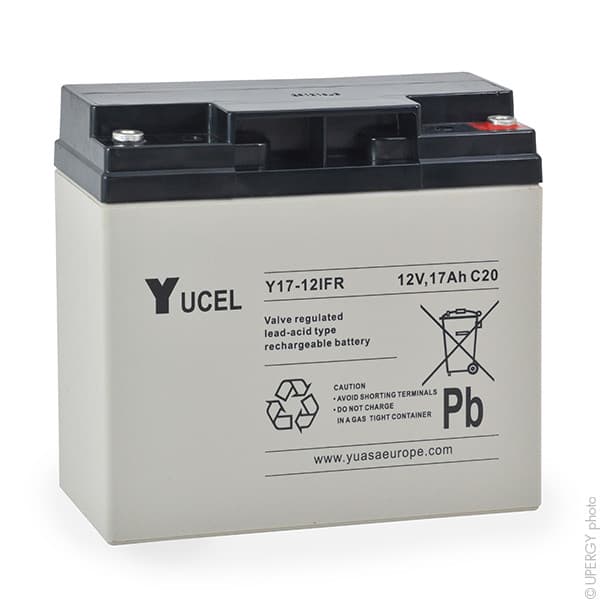 Yucel - Batterie plomb AGM YUCEL Y17-12IFR 12V 17Ah M5-F