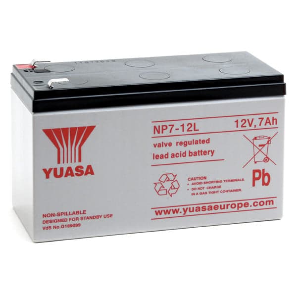 Yuasa - Batterie plomb AGM YUASA NP7-12L 12V 7Ah F6.35