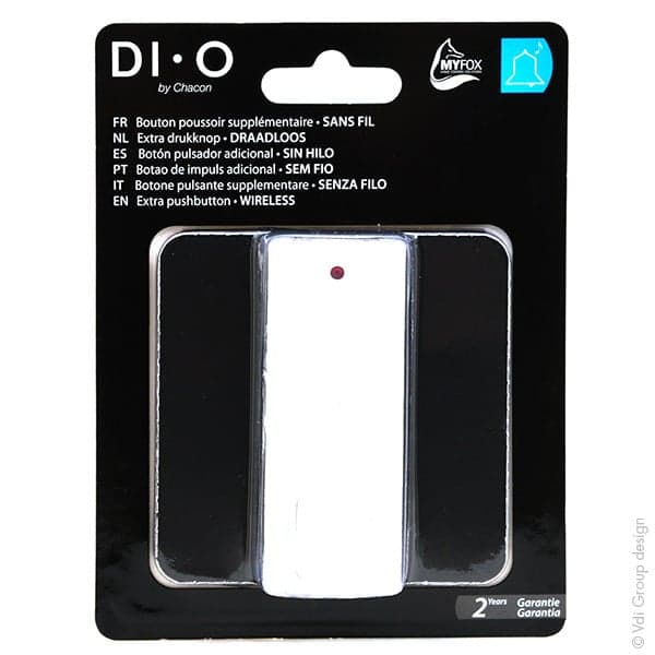 Chacon - Bouton poussoir carillon sans fil DI-O (Chacon 84210)