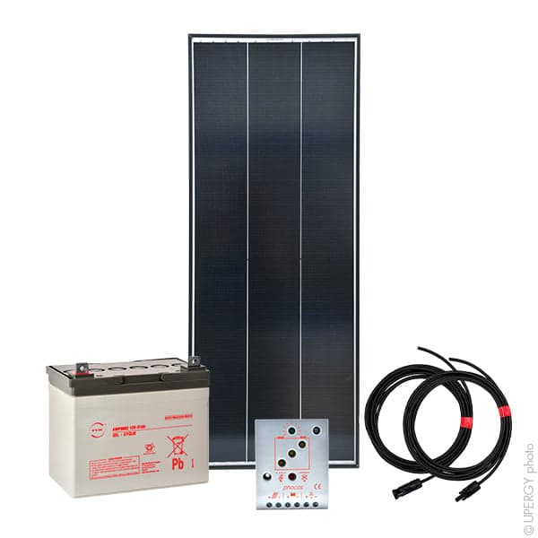 NX - Kit Solaire Autonome S 12V 75Wc (100Wh/jour en moyenne)