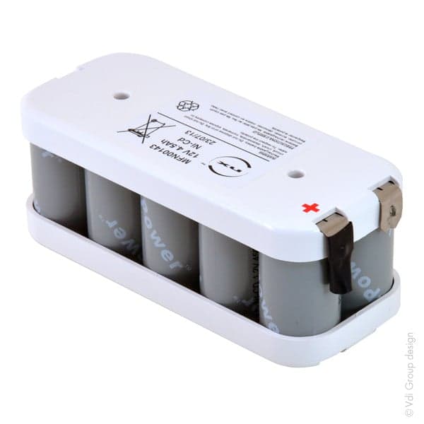 NX - Batterie eclairage secours 10x D HT 10S1P ST2 12V 4.5Ah Cosse