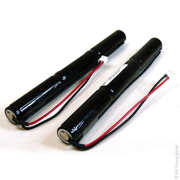 NX - Batterie eclairage secours 3x AA HT 3S1P ST4 (lot de 2 batteries) 3.6V 1.1Ah JST