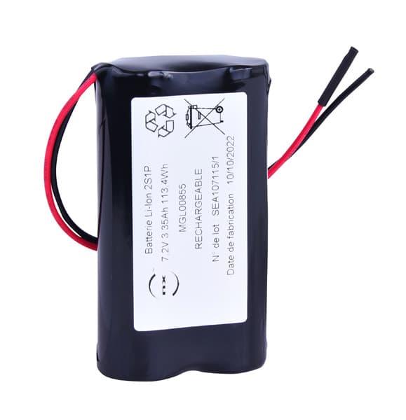 NX - Batterie Li-Ion 2x 18650 2S1P ST1 7.2V 3.35Ah - 24AWG