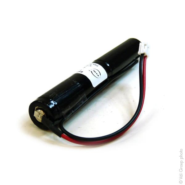 NX - Batterie eclairage secours 2 x AA HT 2S1P ST4 2.4V 800mAh JST EHR