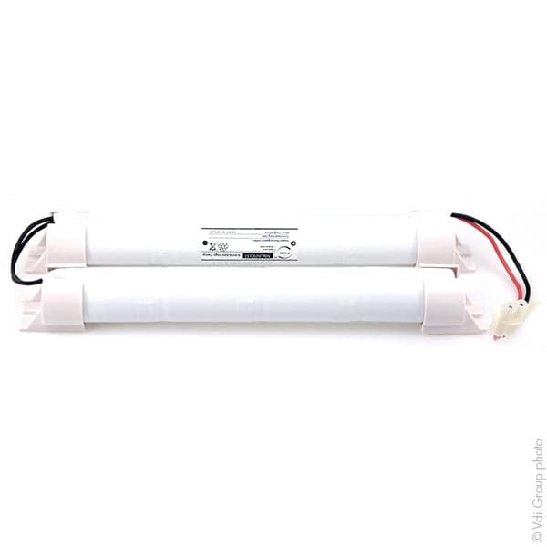 NX - Batterie eclairage secours 4D+4D ST5 Twin Stick Fils + AMP 9.6V 4Ah