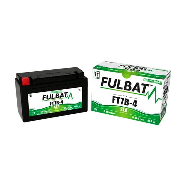 Fulbat - Batterie moto YT7B-4 / FT7B4 12V 6Ah