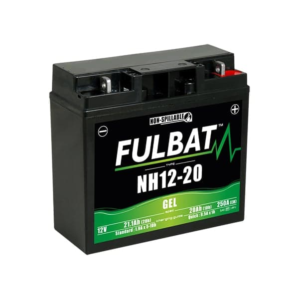 Fulbat - Batterie tondeuse / moto Gel NH1220 / SLA12-20 12V 20Ah