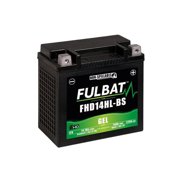 Fulbat - Batterie moto Gel FHD14HL-BS / ETX14L 12V 14Ah