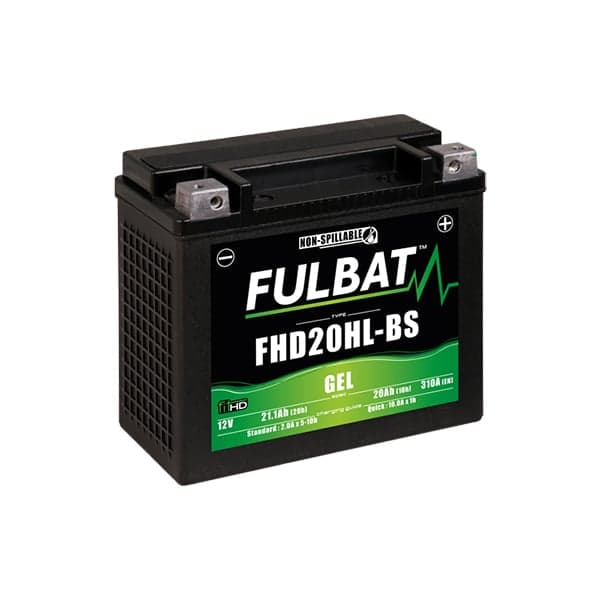Fulbat - Batterie moto Gel FHD20HL-BS / ETX20L 12V 20Ah