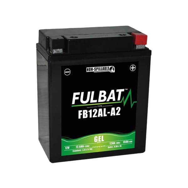Fulbat - Batterie moto Gel YB12AL-A / YB12AL-A2 / FB12AL-A2 12V 12Ah