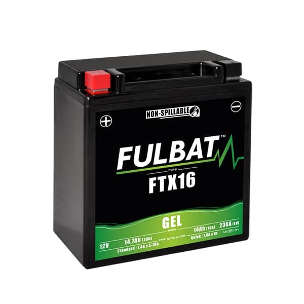Fulbat - Batterie tondeuse YTX16 / FTX16 / YTX16-BS 12V 14Ah
