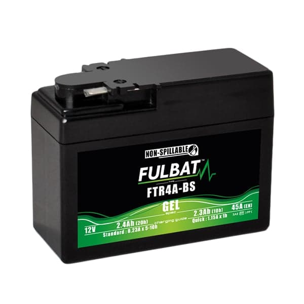Fulbat - Batterie moto Gel YTR4A-BS / FTR4A-BS 12V 2.3Ah