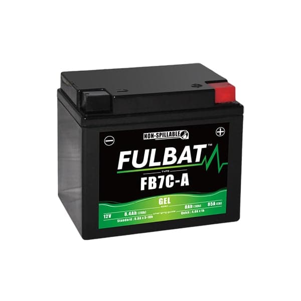 Fulbat - Batterie moto Gel YB7C-A / FB7C-A 12V 8Ah
