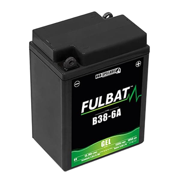 Fulbat - Batterie moto Gel B38-6A 6V 13Ah