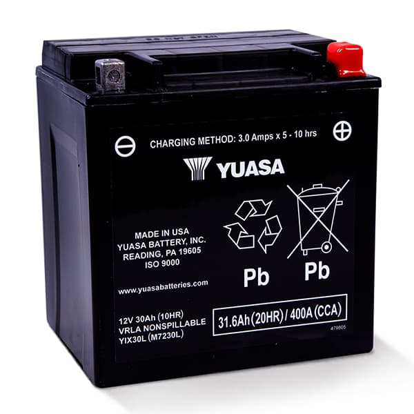 Yuasa - Batterie moto YIX30L-BS-PW 12V 30Ah