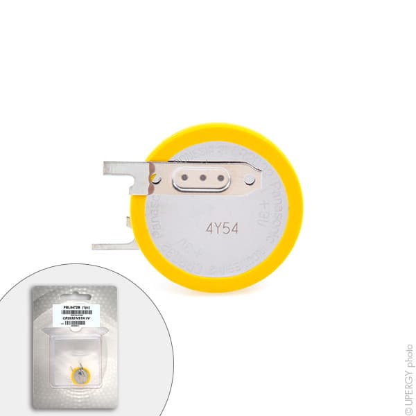 Panasonic - Pile bouton lithium blister CR2032/VS1N PANASONIC 3V 220mAh