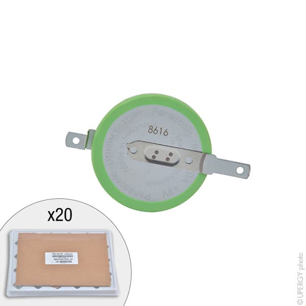Panasonic - Pile bouton lithium BR2330A/FAN PANASONIC 3V 255mAh