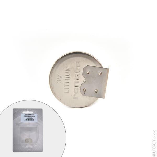 Renata / Swatch Group - Pile bouton lithium blister CR2032 MFR RH RENATA 3V 225mAh