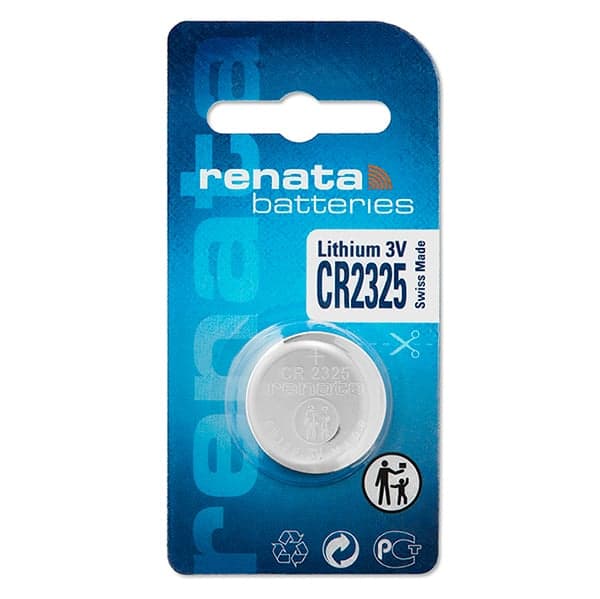 Renata / Swatch Group - Pile bouton lithium blister CR2325 RENATA 3V 190mAh