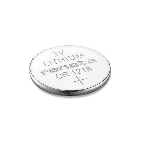Renata / Swatch Group - Pile bouton lithium blister CR1216 RENATA 3V 25mAh