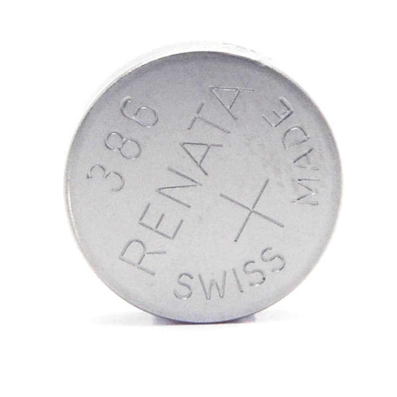 Renata / Swatch Group - Pile bouton oxyde argent 386 RENATA 1.55V 130mAh