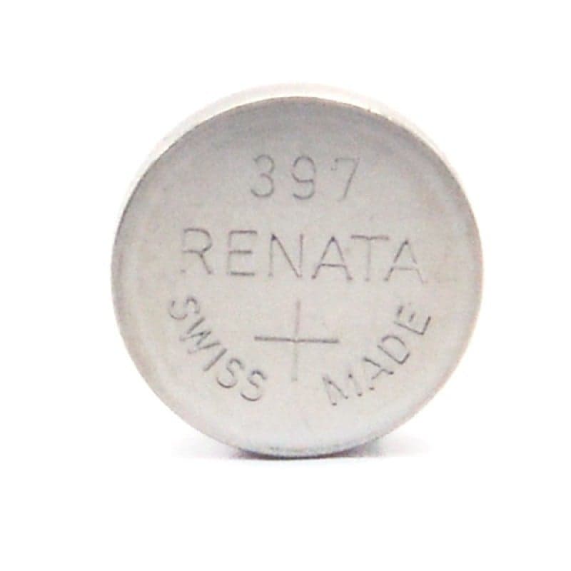 Renata / Swatch Group - Pile bouton oxyde argent 397 RENATA 1.55V 32mAh