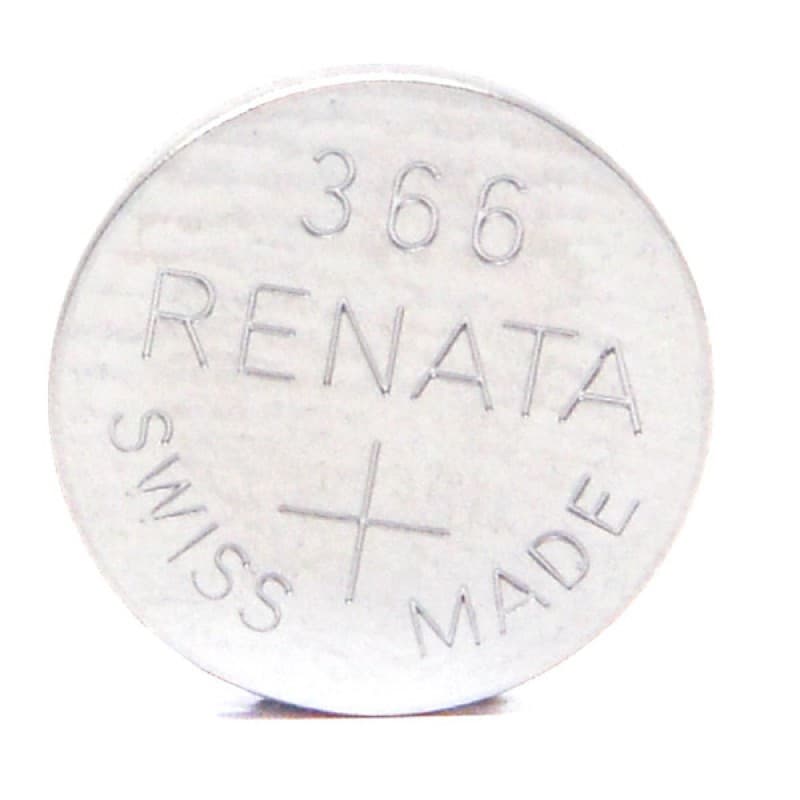 Renata / Swatch Group - Pile bouton oxyde argent 366 RENATA 1.55V 40mAh
