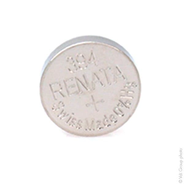 Renata / Swatch Group - Pile bouton oxyde argent 394 RENATA 1.55V 84mAh